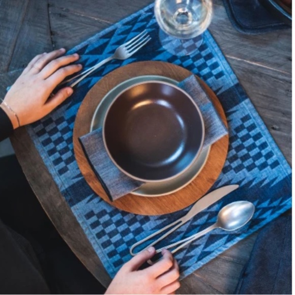 NWOT UBI-IND Mi Cocina Collection Denim Placemat - Picture 6 of 14